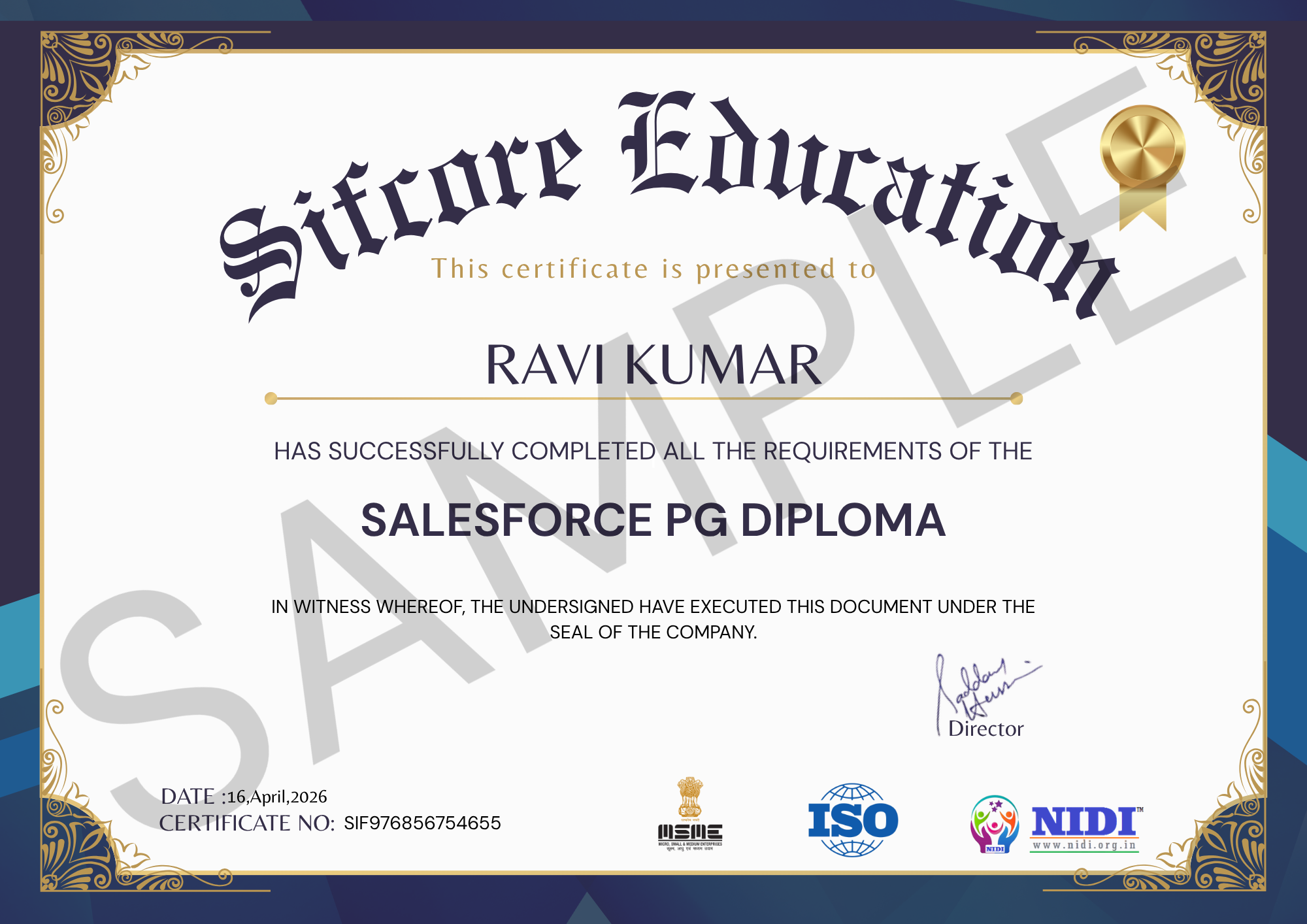 Certificate 6